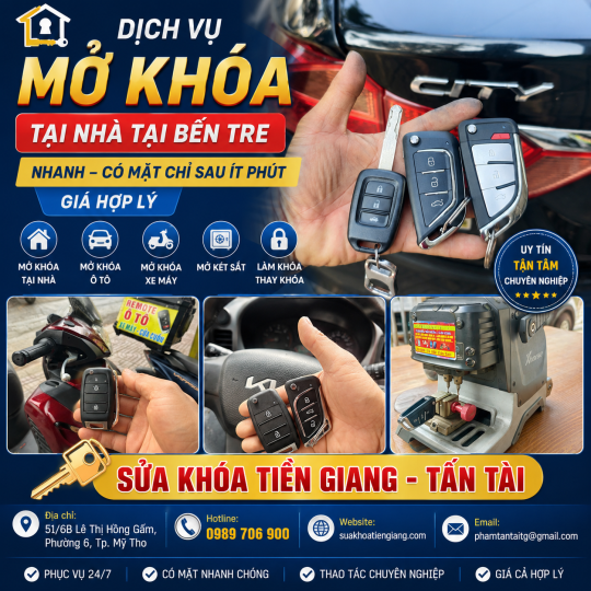 Sửa Khóa Tiền Giang - Tấn Tài