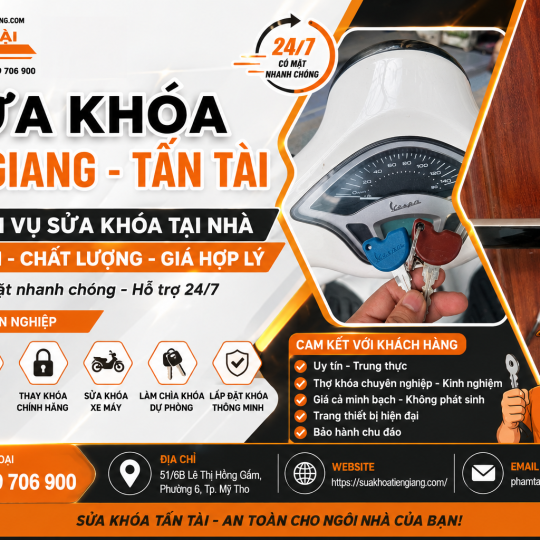 Sửa Khóa Tiền Giang - Tấn Tài