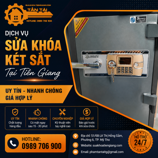 Sửa Khóa Tiền Giang - Tấn Tài