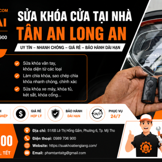 Sửa Khóa Tiền Giang - Tấn Tài