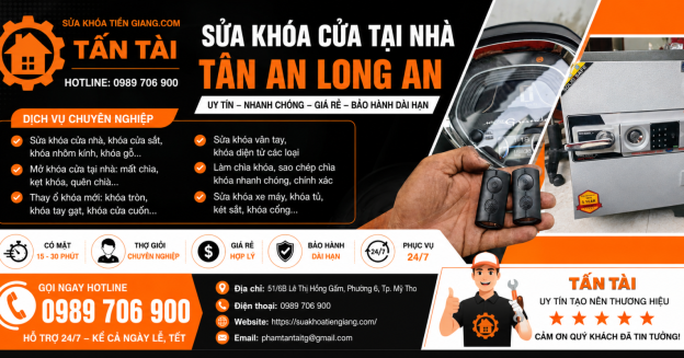 Sửa Khóa Tiền Giang - Tấn Tài