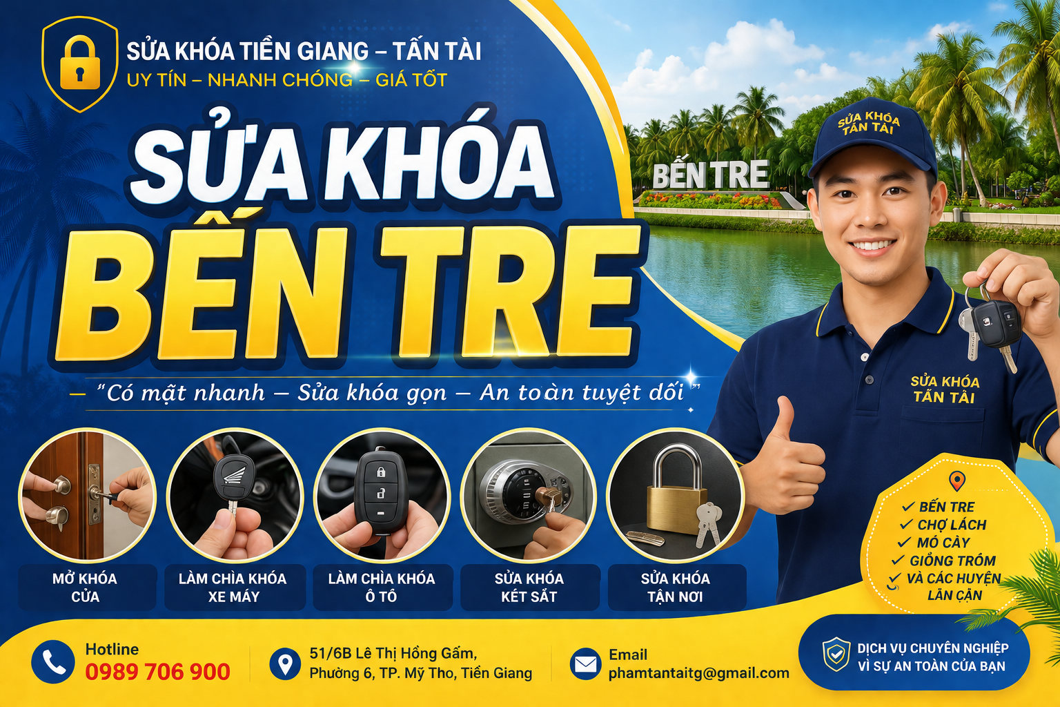 Dự án cầu Rạch Miễu - tỉnh Bến Tre