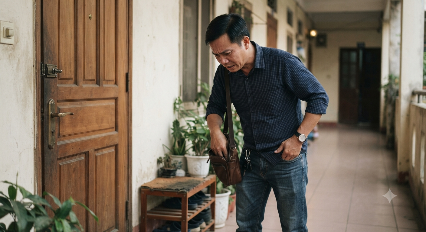 Nhận diện tình huống và bản chất của việc mất chìa khóa nhà