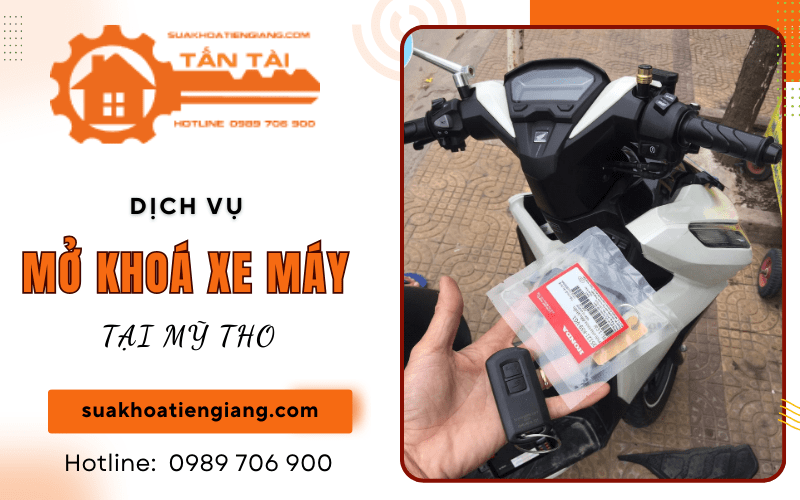 mở khoá xe máy tại mỹ tho