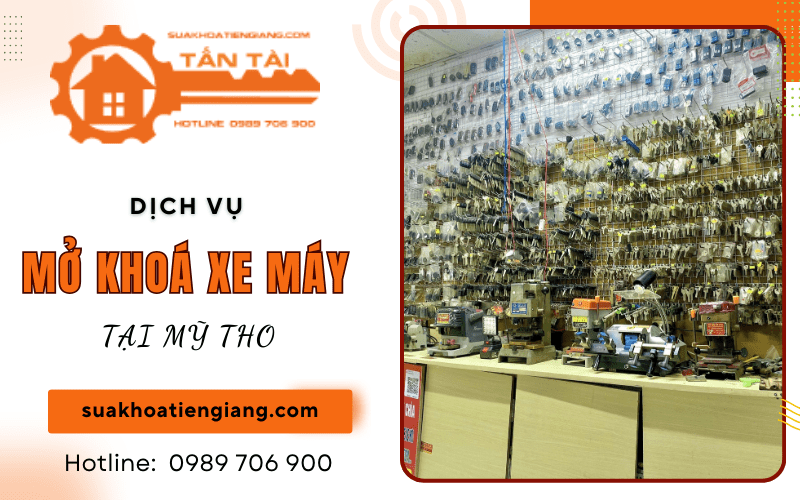 mở khoá xe máy tại mỹ tho